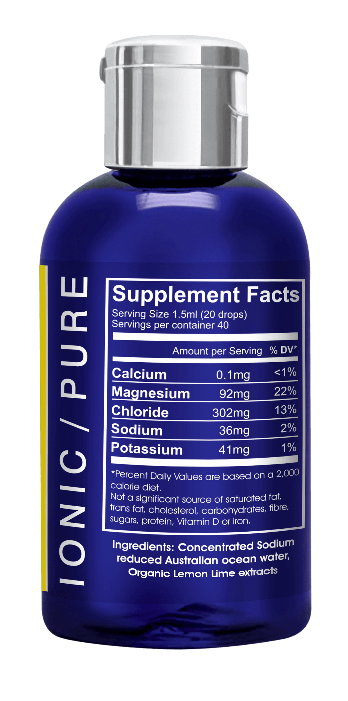 Canada - Aussie Trace Minerals – Organic Lemon Lime Liquid Electrolytes