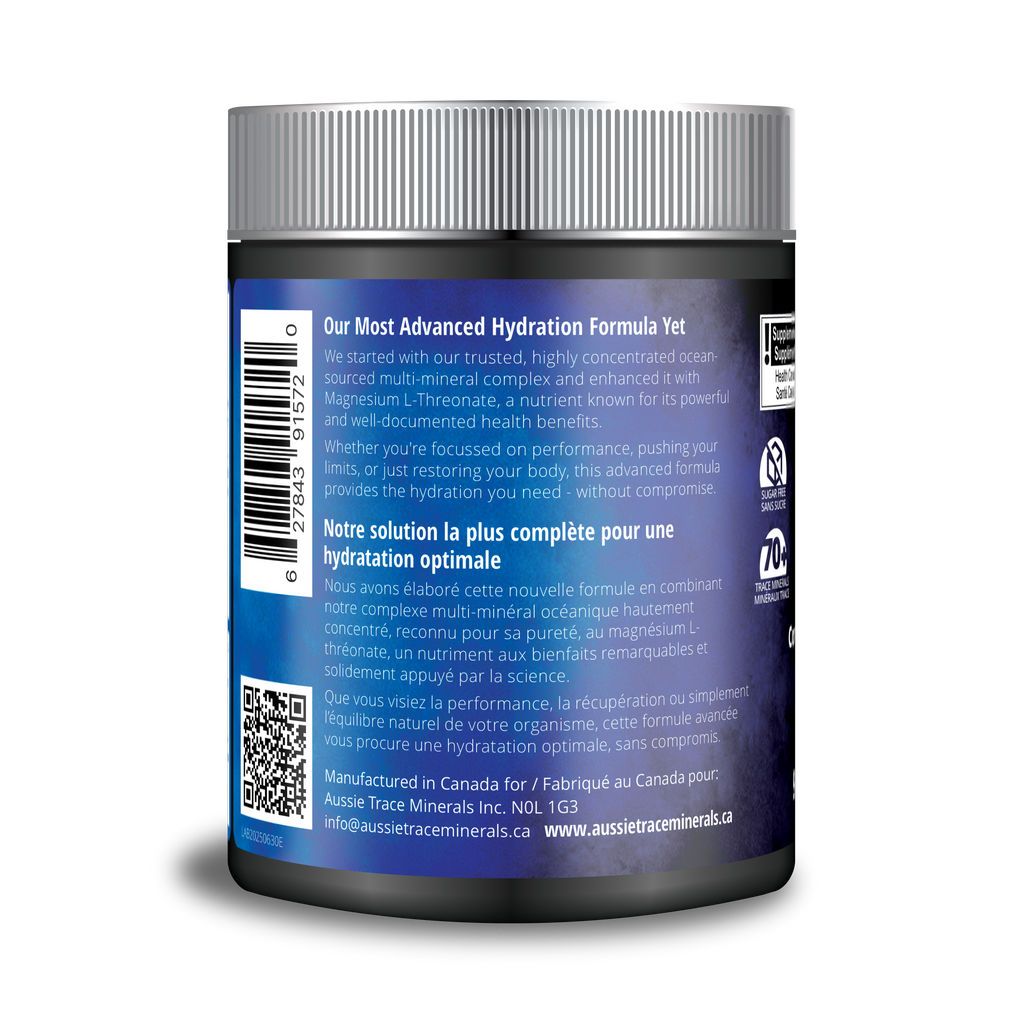 Canada - Complete Ocean Electrolyte Powder with Magnesium L-Threonate - 60 servings