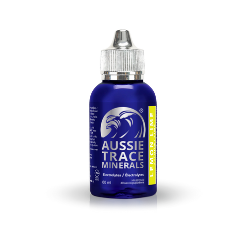 Aussie Trace Minerals with Organic Lemon Lime Extracts - 60ml - (40 servings)