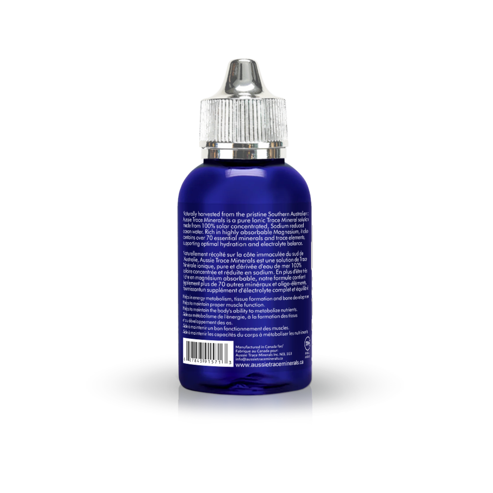 Aussie Trace Minerals with Organic Lemon Lime Extracts - 60ml - (40 servings)