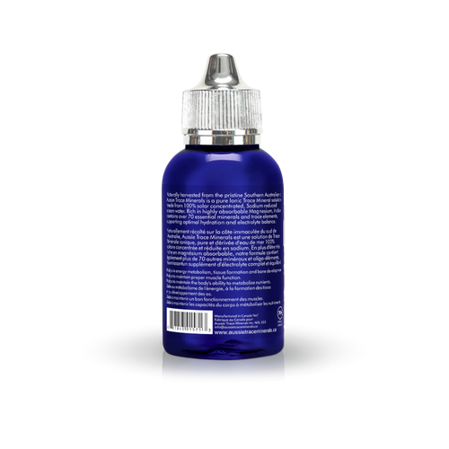 Aussie Trace Minerals with Organic Lemon Lime Extracts - 60ml - (40 servings)