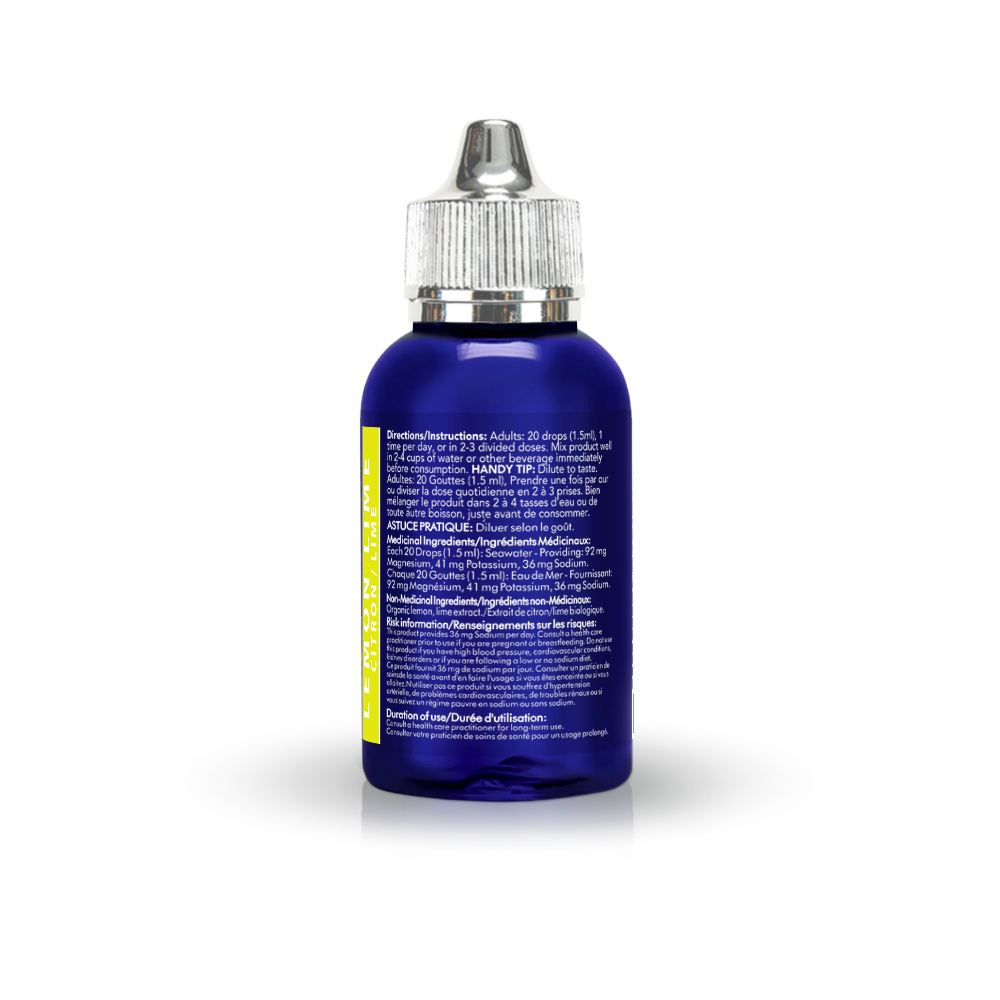 Aussie Trace Minerals with Organic Lemon Lime Extracts - 60ml - (40 servings)