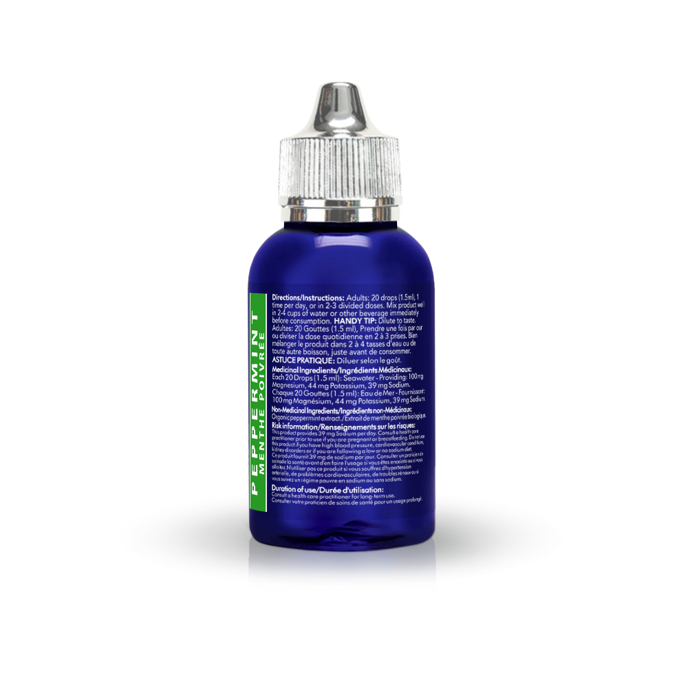 Aussie Trace Minerals with Organic Peppermint Extract - 60ml - (40 servings)